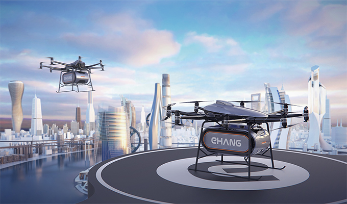 Another heavy-duty logistics drone launches