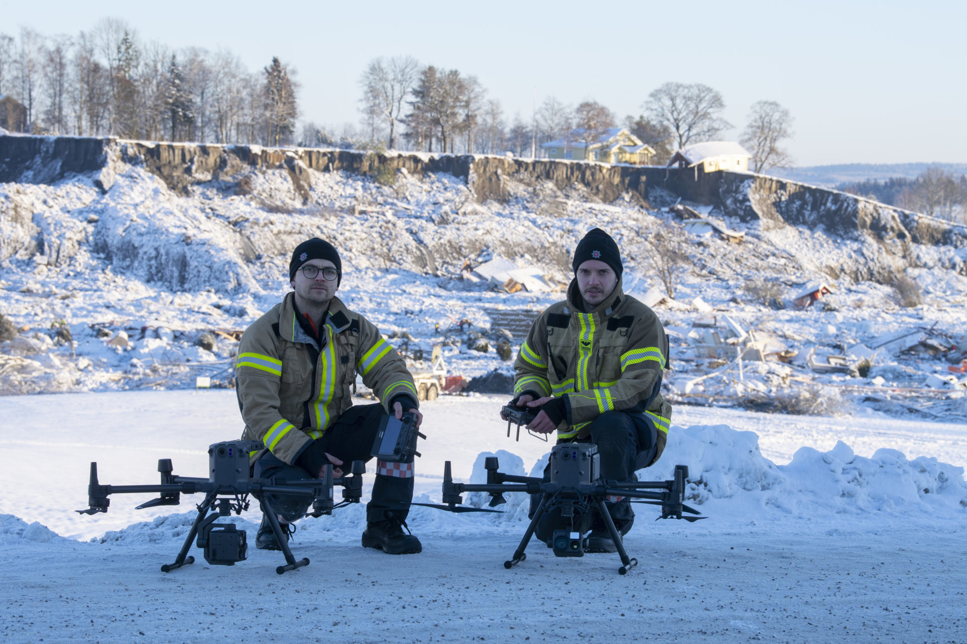 Drones lead landslide rescue efforts in biggest drone operation in Europe
