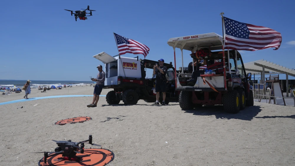 Birds attack drones patrolling New York beaches