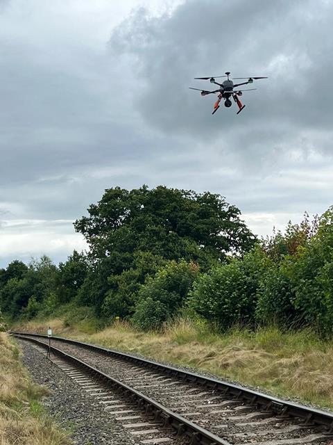 UK in trials to deploy drones for railway line inspection