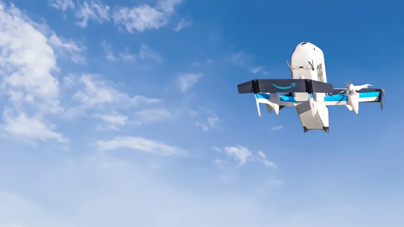 Amazon drone crashes - again