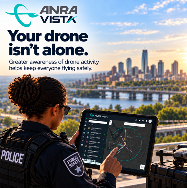Drone management platform awareness for nearby activity